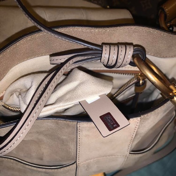 Chloe Lexa Motty Grey Shoulder Bag - Picture 7 of 8